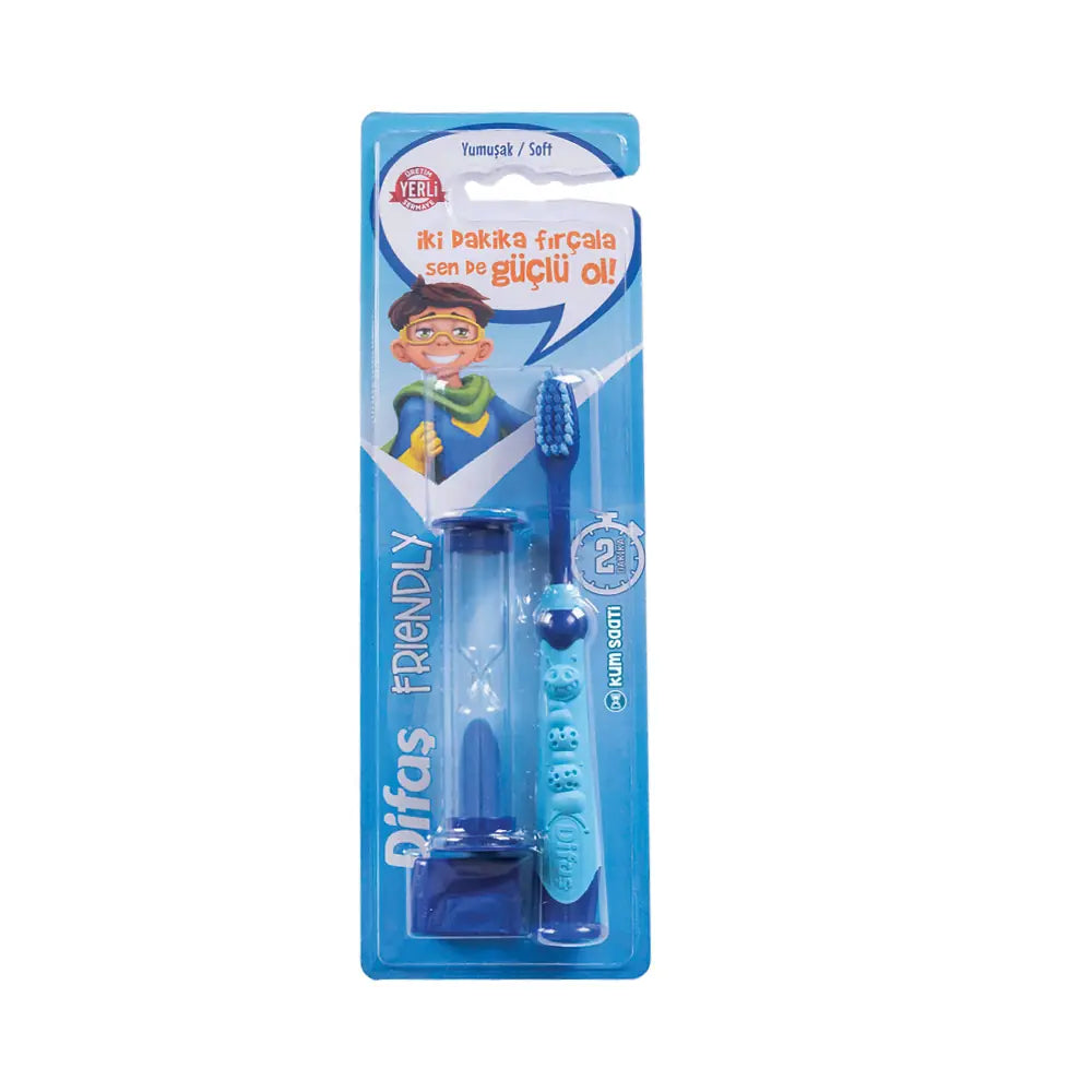 Difas Friendly Soft Toothbrush with Hourglass Timer