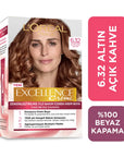 L'Oreal Excellence Creme Hair Color 6-32 Golden Light Brown