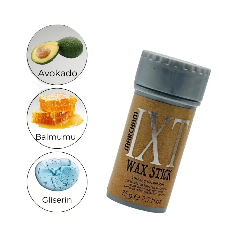 Marcham 371 Hair Stick Wax for Sleek Flyaway Control
