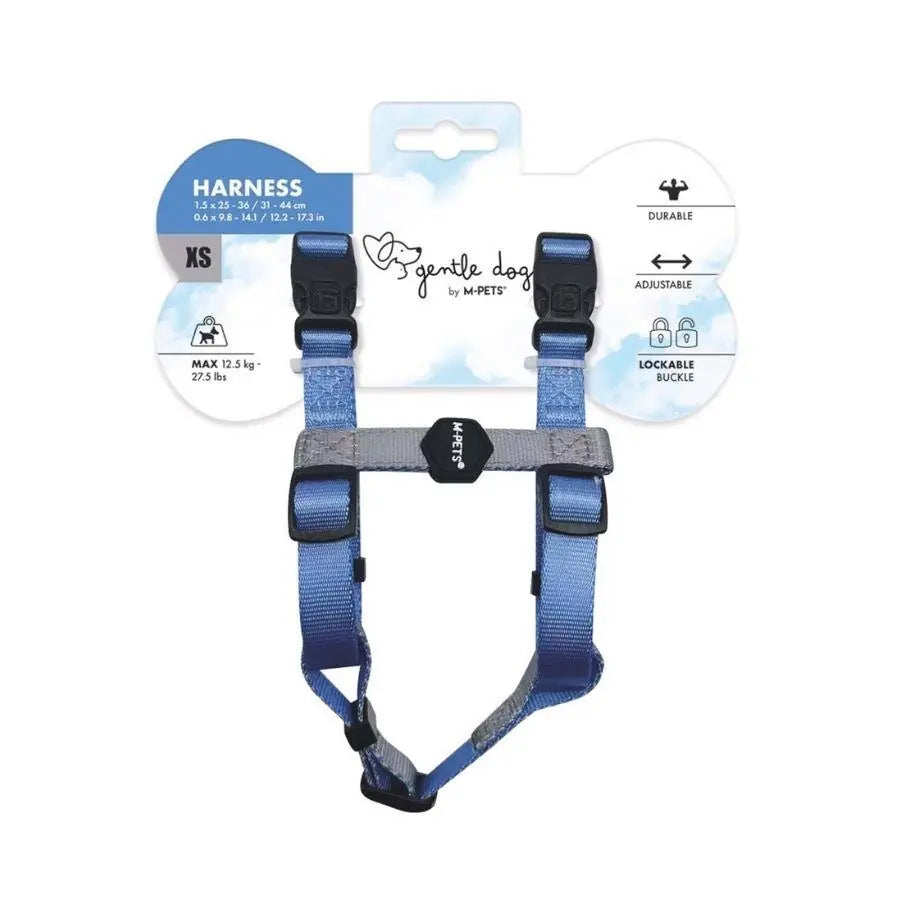 M-Pets Gentle Dog Harness Blue XS for Small Breeds