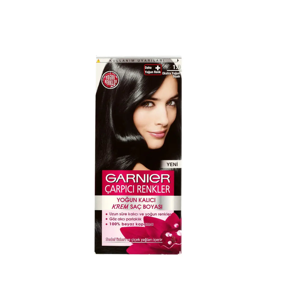 Garnier Color Sensation Hair Dye 1-0 Extra Intense Black