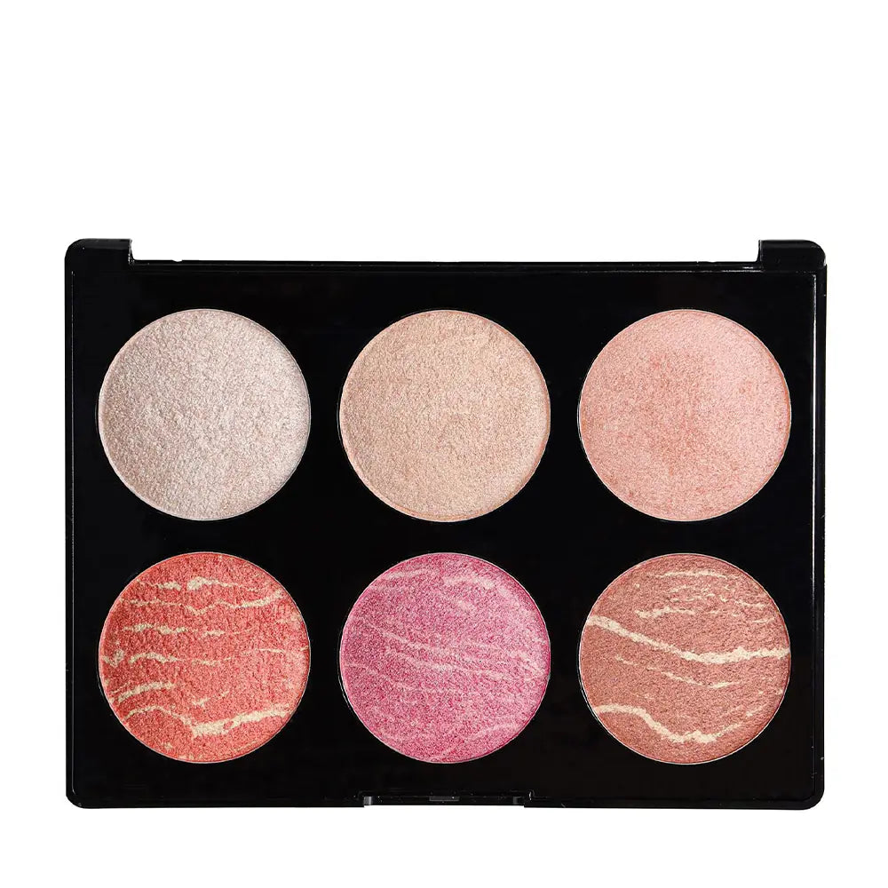 Pretty PB-426 6-in-1 Highlighter &amp; Blush Palette - 02