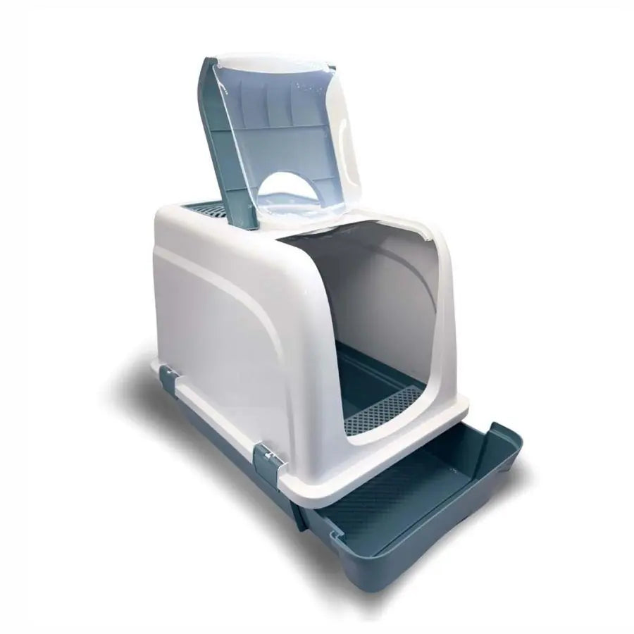Senyayla Deluxe Covered Cat Litter Box with Drawer 55x47x35 cm
