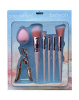 Gold Beauty EP-742 7-Piece Makeup Brush Set