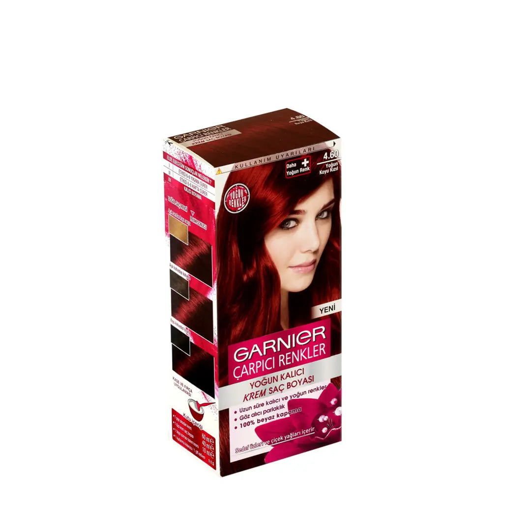 Garnier Color Sensation Hair Dye 4-60 Intense Dark Red