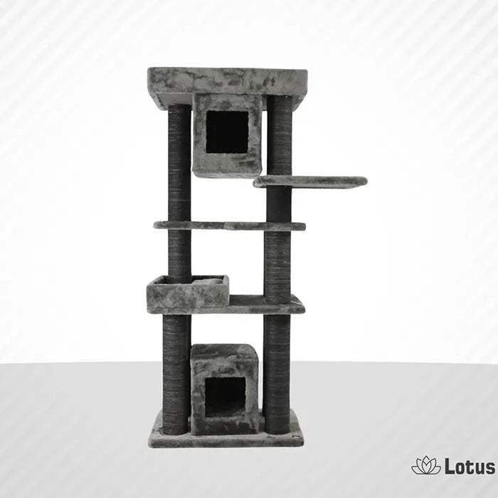 Lotus Pet Design Brussels Grey Cat Scratcher Post