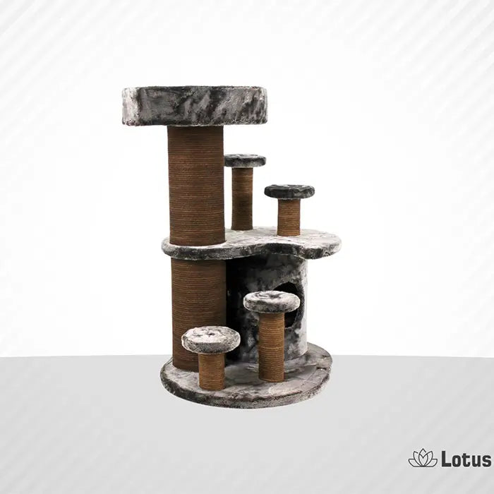 Lotus Pet Design Seul Low-Profile Cat Scratcher Brown