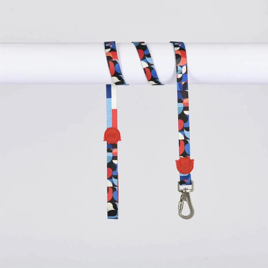 Lindo Red Line Dog Leash Durable Small Breed Lead 15mm x 120cm