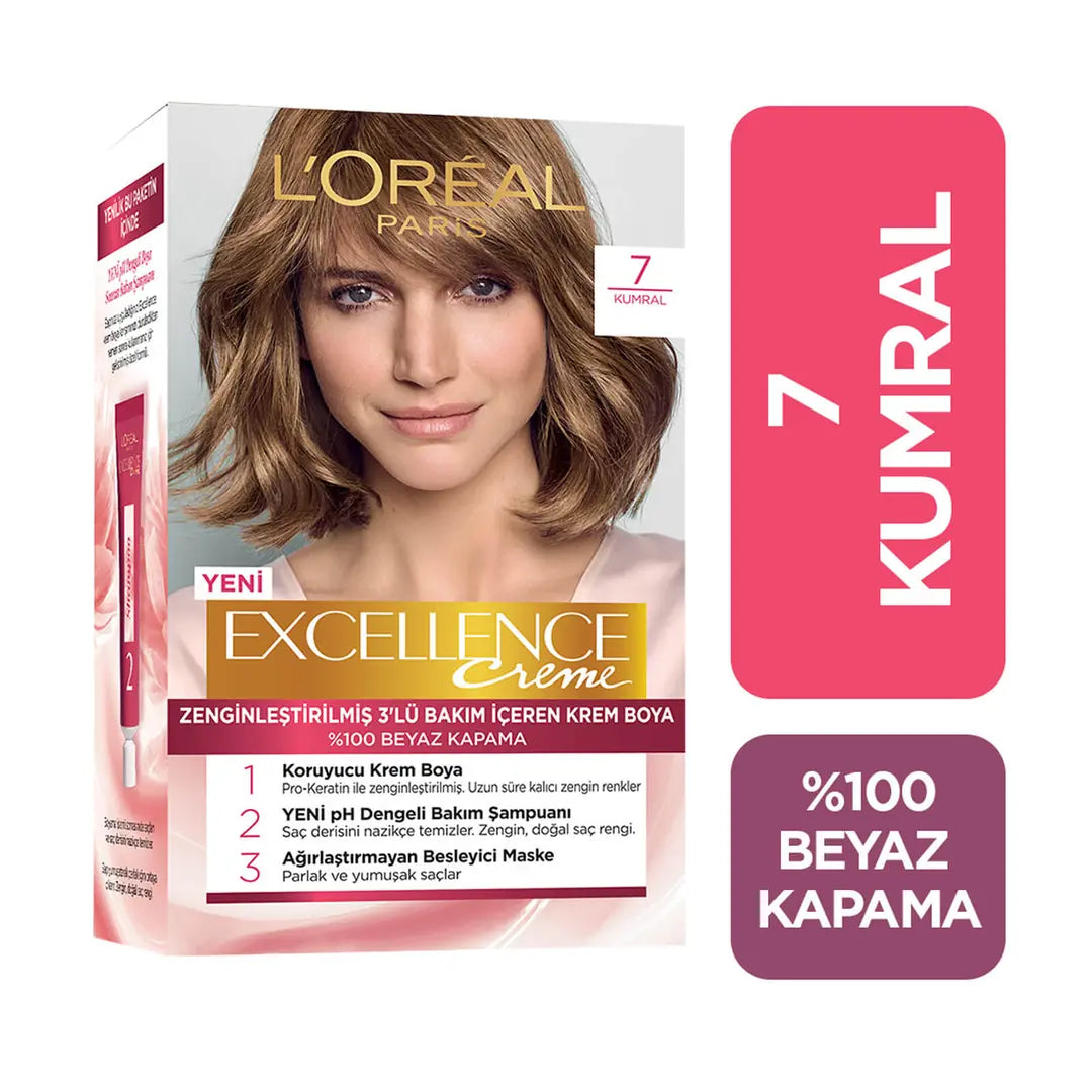 L'Oreal Paris Excellence Creme Hair Color 7 Blonde