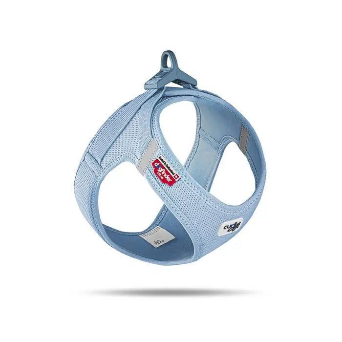 Curli Vest Harness Clasp Air-Mesh Dog Harness Sky Blue X-Small