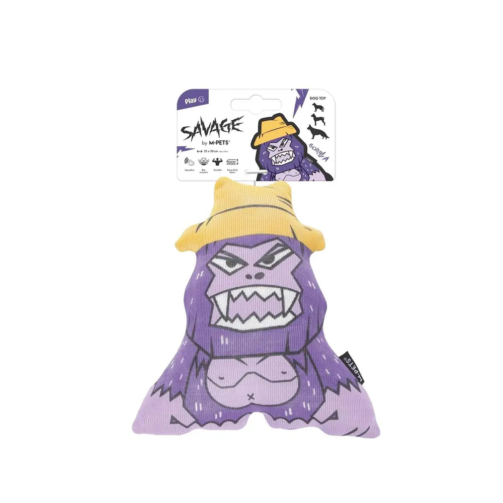 M-Pets Gorilla Dog Toy with Squeaker Mechanism