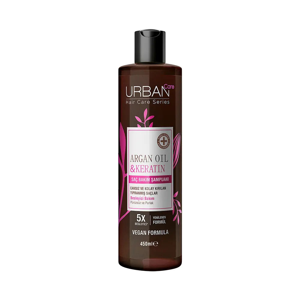 Urban Care Argan Oil & Keratin Nourishing Shampoo 450 ml