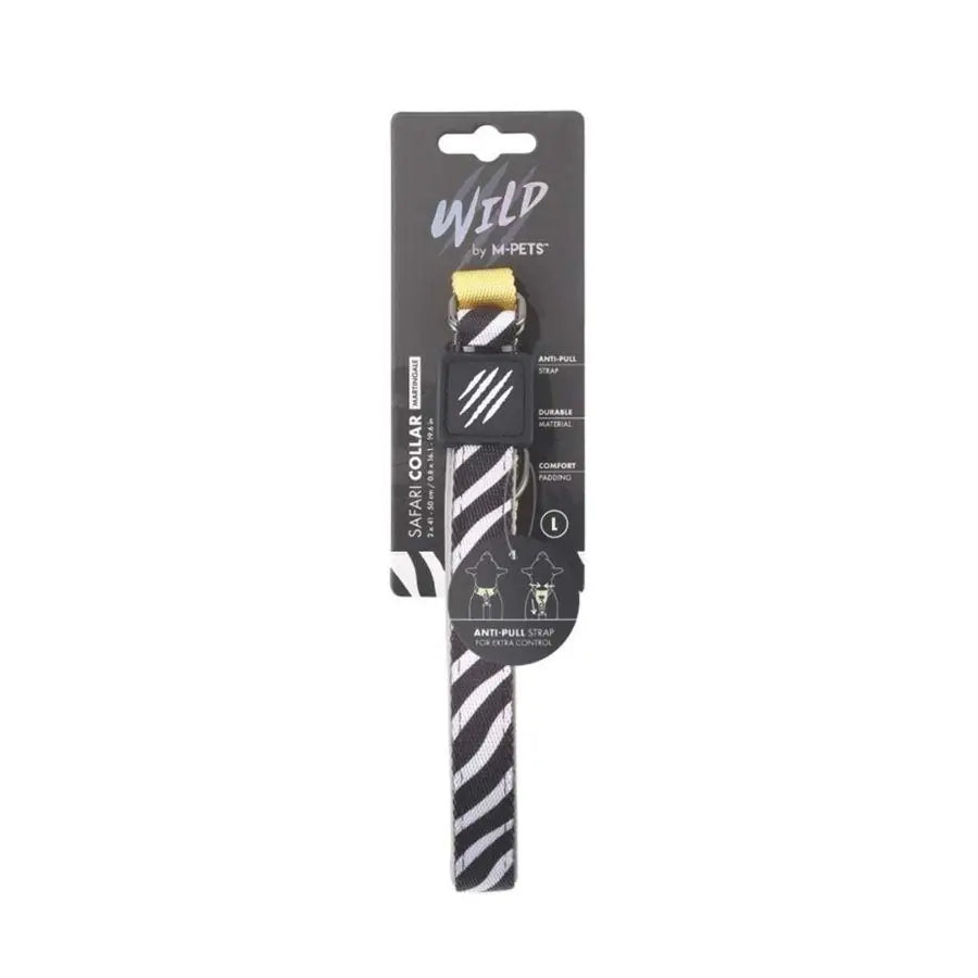 M-Pets Wild Safari Dog Collar Adjustable Large Size