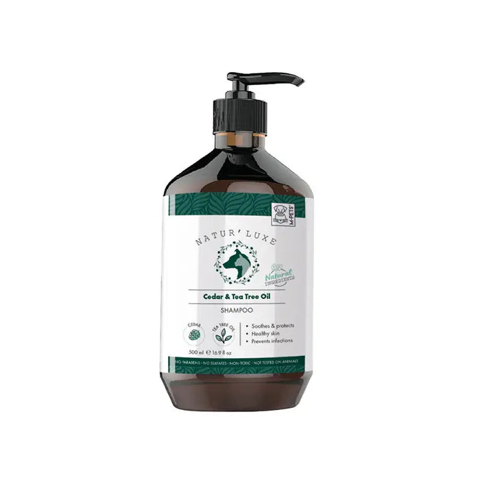 M-Pets Cedar & Tea Tree Oil Dog Shampoo for Fresh Coat 500ml