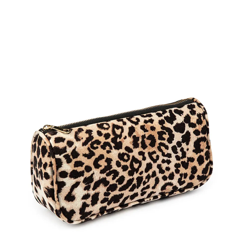 Lionesse Leopard Print Makeup Bag Travel Cosmetic Pouch