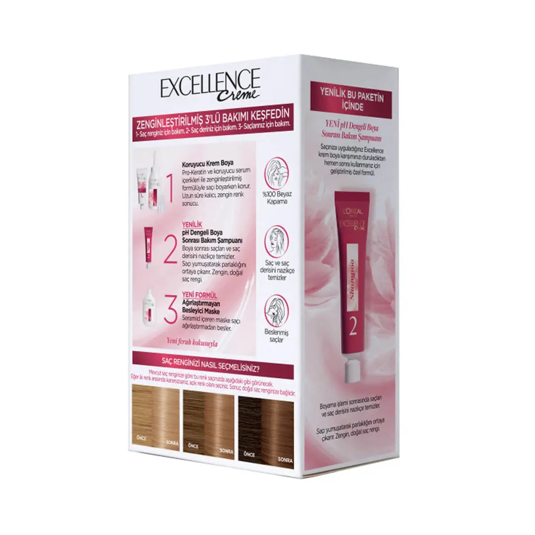 Loreal Excellence Creme Hair Color 8 Dark Blonde