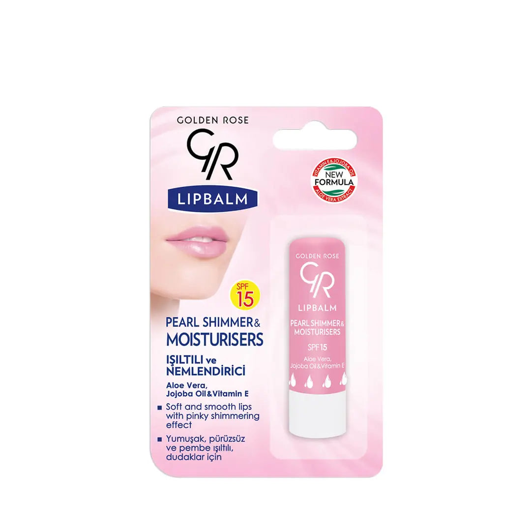 Golden Rose Pearl Shimmer Moisturizing Lip Balm 4.6g