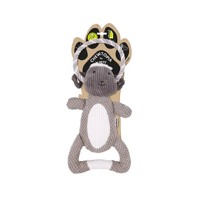 M-Pets Eco Chewtopia Sheep Shaped Dog Toy for Playtime