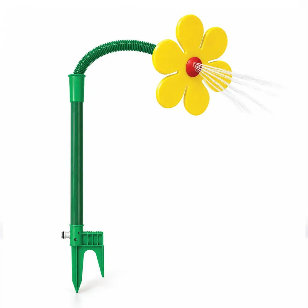M-Pets Splash Flower Dog Water Fountain Toy, Outdoor Sprinkler for Pets