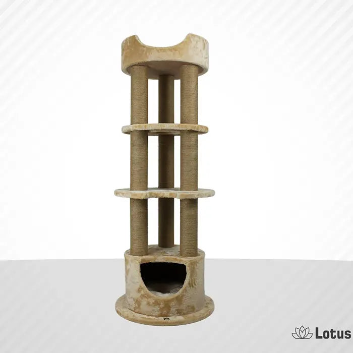 Lotus Pet Design Dubai Honey Colored Cat Scratcher Post