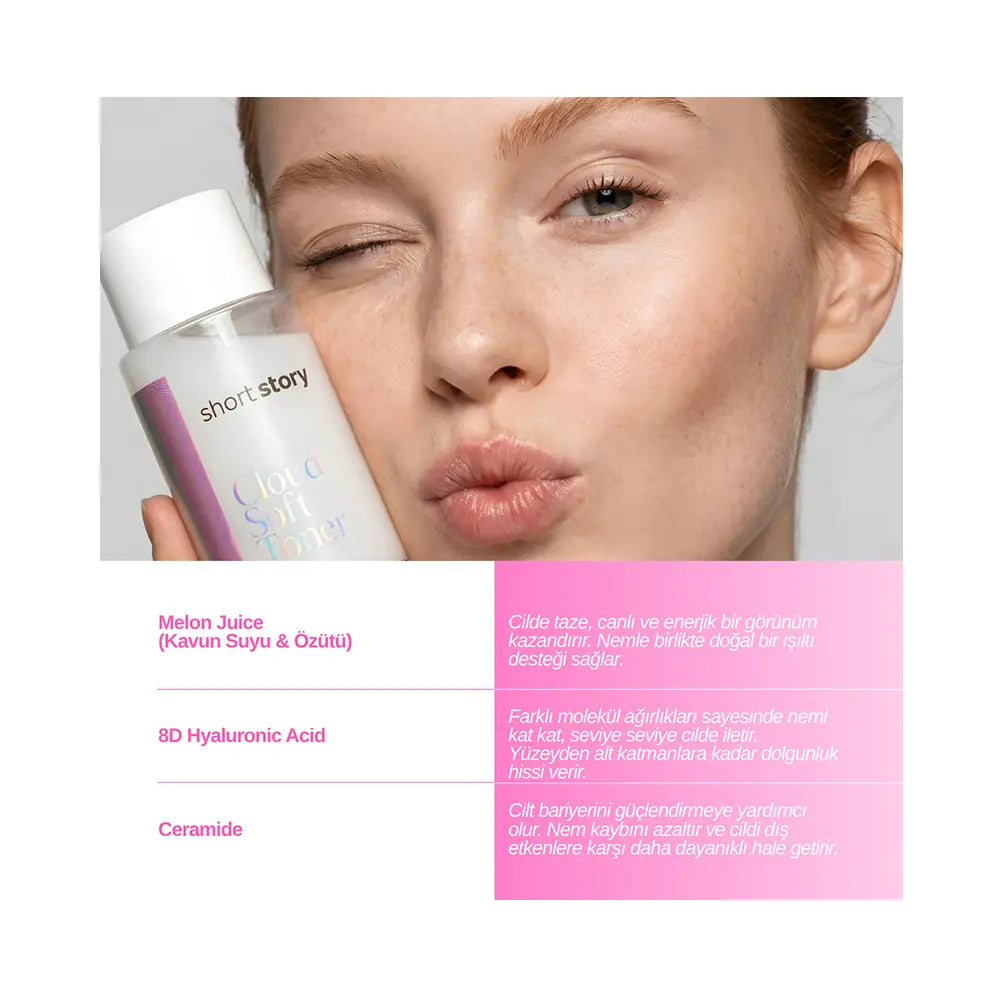 Short Story Cloud Soft Toner Milky Hydrating Tonic 200 ml