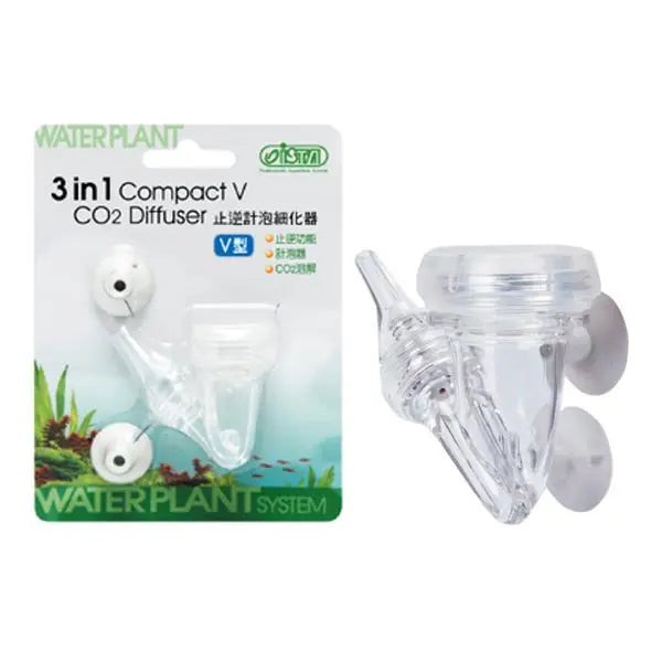 Ista CO2 3-in-1 Compact Vertical Diffuser S with Bubble Counter and Check Valve