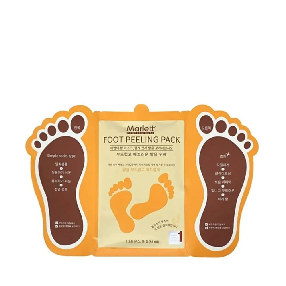 Marlett Peeling Foot Mask Sock Type for Dry Feet 1 Pair