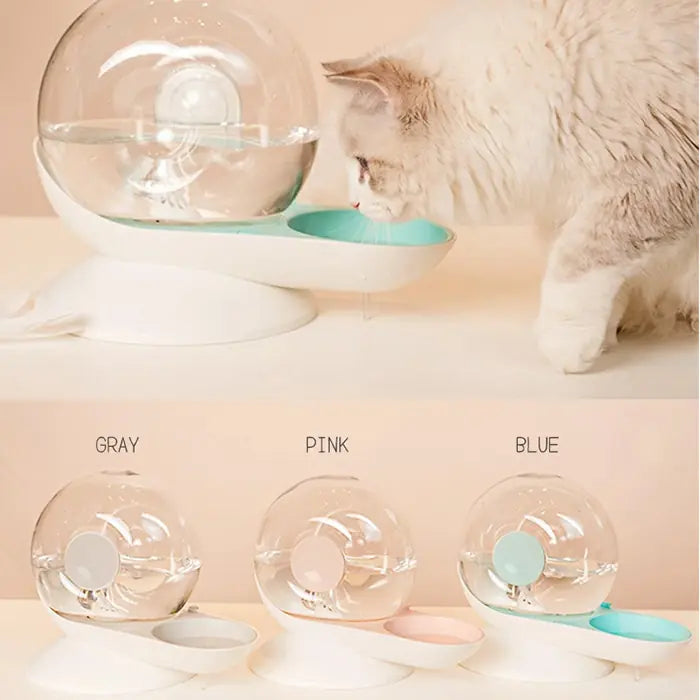 M-Pets Snail Automatic Water Dispenser Pink 2.8L