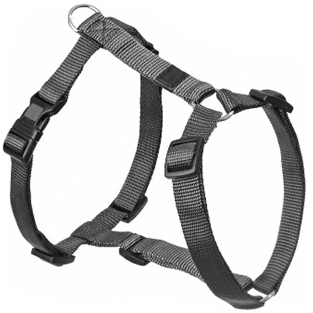 Flamingo Asp Adjustable Dog Harness Grey 35-50cm