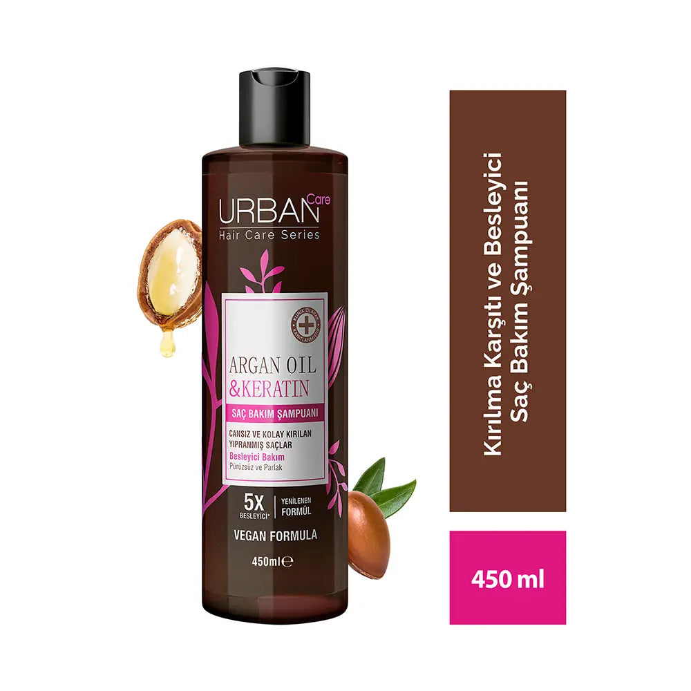 Urban Care Argan Oil & Keratin Nourishing Shampoo 450 ml