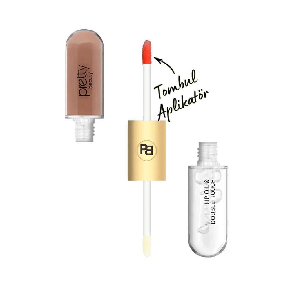 Pretty Double Touch Lipgloss 02 - High-Shine Liquid Lip Gloss