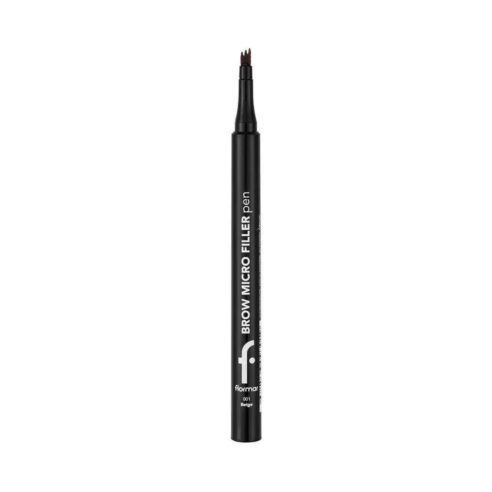 Flormar Brow Micro Filler Eyebrow Pen for Hair-Like Strokes 001 Beige