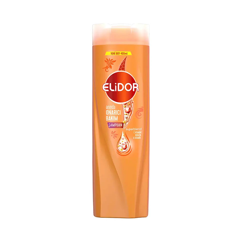 Elidor Instant Repair Shampoo 400 Ml - Nourishing Hair Care for Damaged Hair