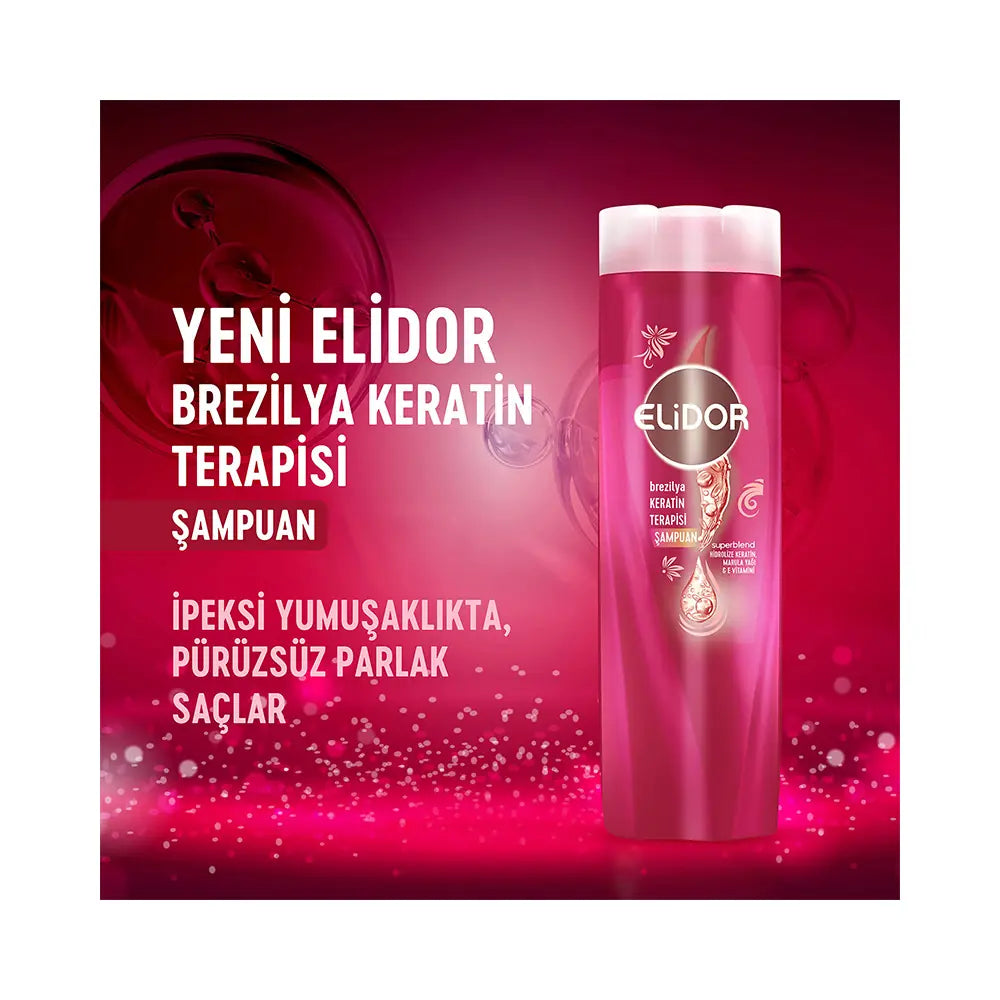 Elidor Brazil Keratin Therapy Shampoo Smooth & Shiny 400 ml