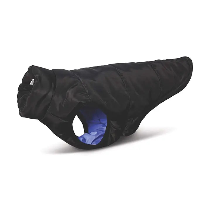 M-Pets Gentle Dog Winter Jacket Waterproof Black & Blue Medium
