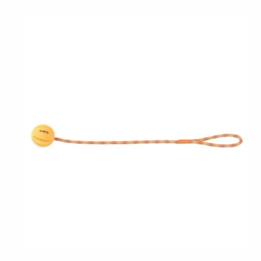 M-Pets Flash LED Light-Up Ball Dog Toy Orange