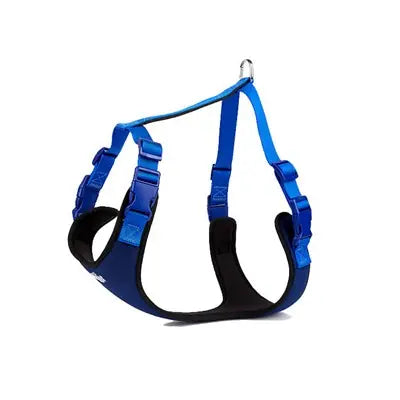Doggie Padded Woven Dog Harness Royal Blue XL 60-85cm