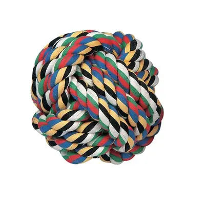Karlie Cotton Toy Ball, 8.5 cm, for Pets with Cotton Design Items