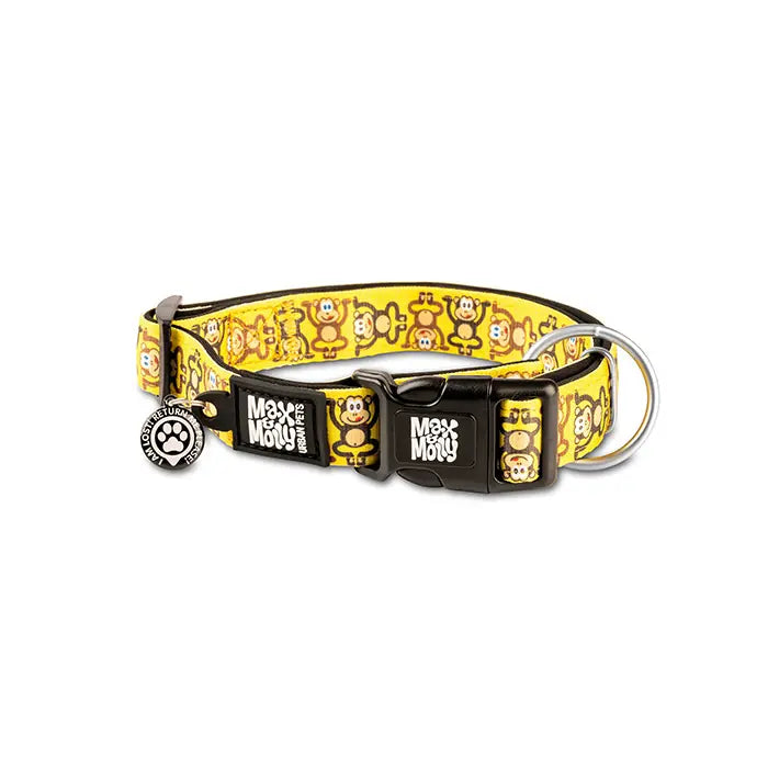 Max & Molly Monkey Maniac Smart ID Dog Collar XSmall