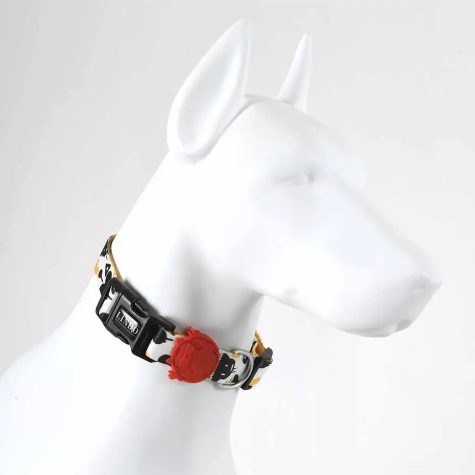 Lindo Bad Mouse Dog Collar Adjustable Small 30-44cm