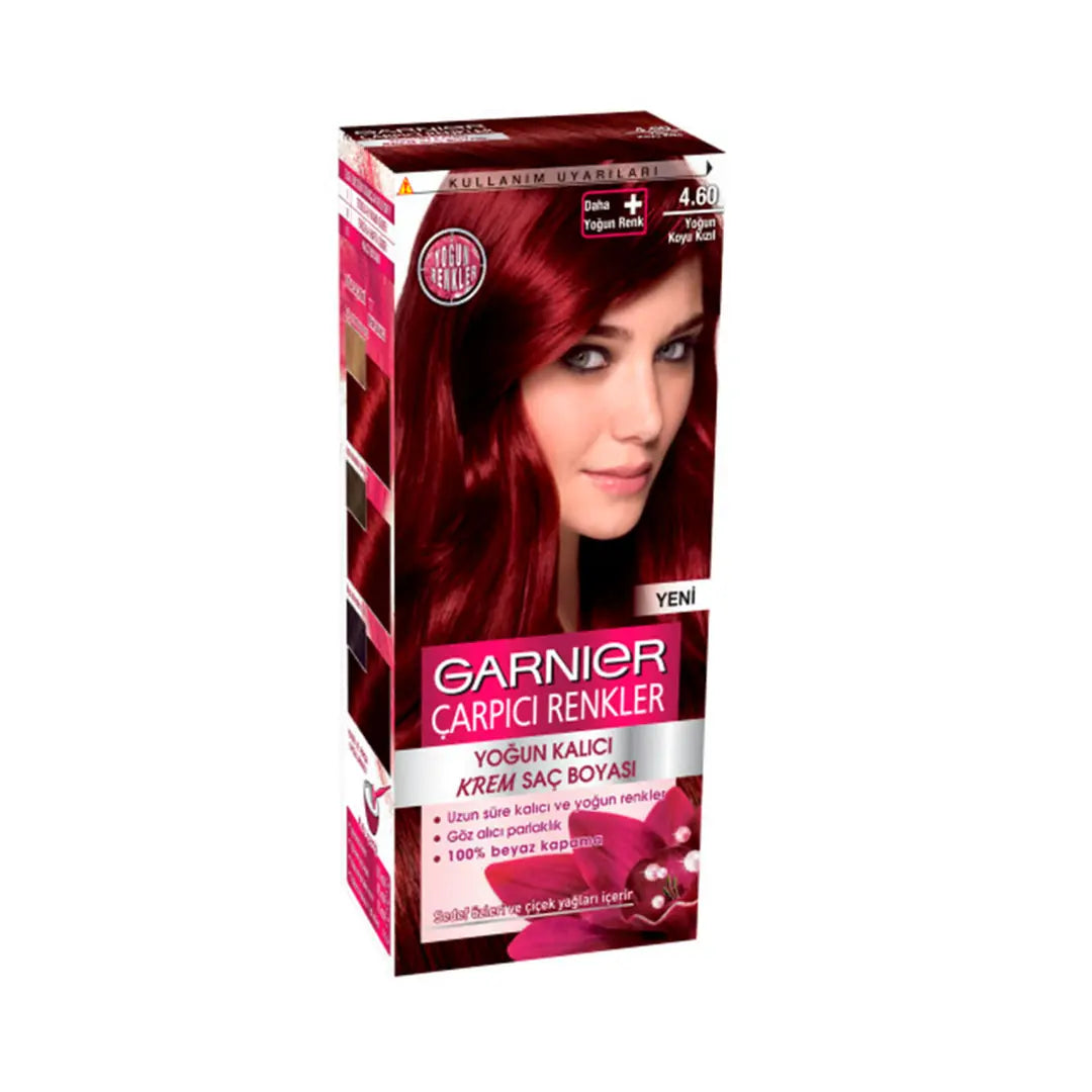 Garnier Color Sensation Hair Dye 4-60 Intense Dark Red