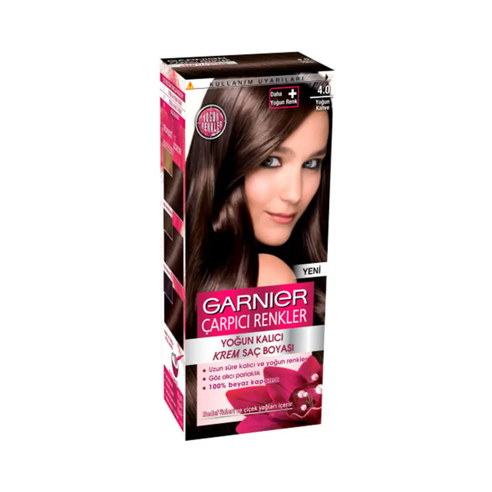 Garnier Color Sensation Hair Dye 4-0 Intense Brown