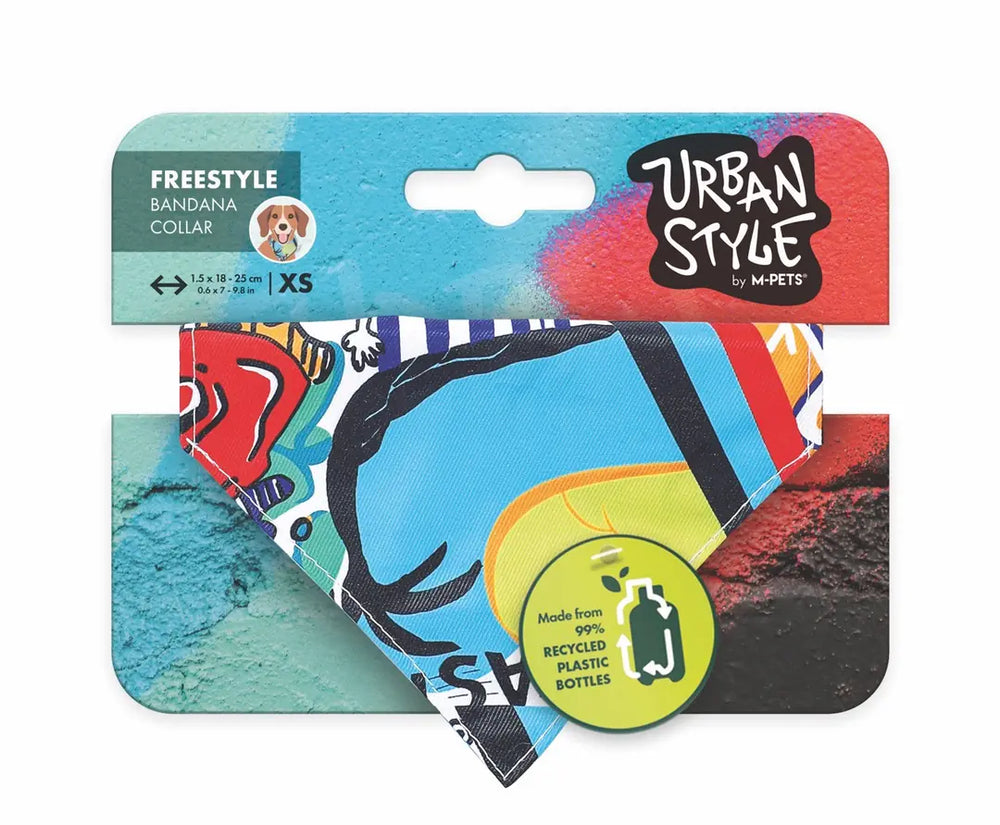 M-Pets Urban Style Freestyle Bandana Dog Collar