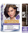 L'Oreal Paris Excellence Cool Creme 5.11 Extra Ashy Light Brown
