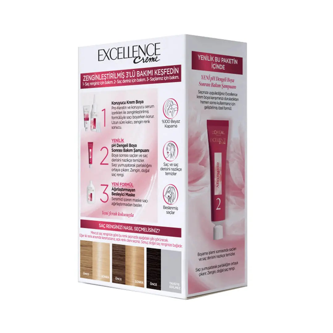L'Oreal Excellence Creme Hair Color 10 Light Blonde