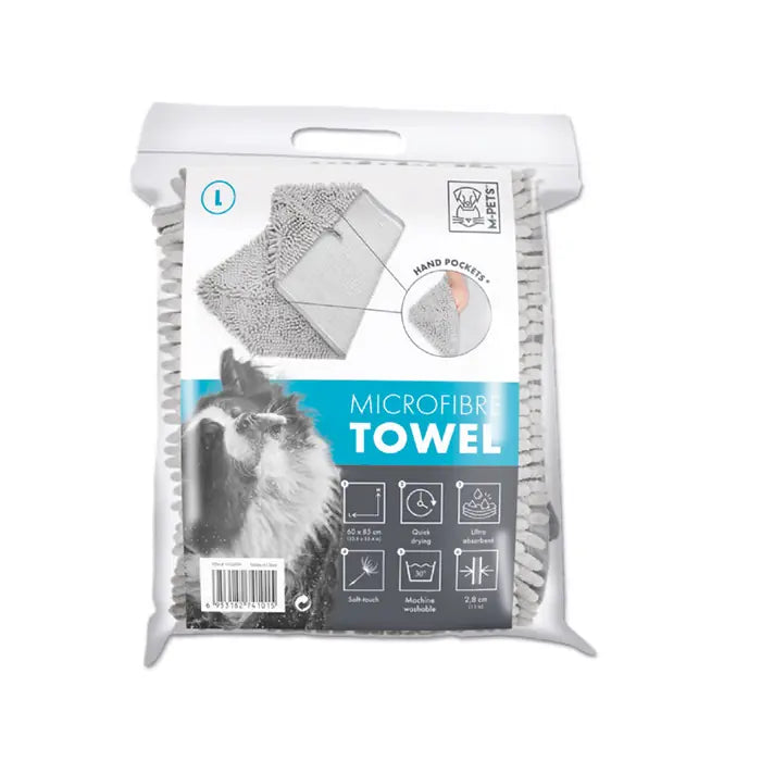 M-Pets Microfiber Dog Towel Absorbent Pet Drying Cloth 60x85cm