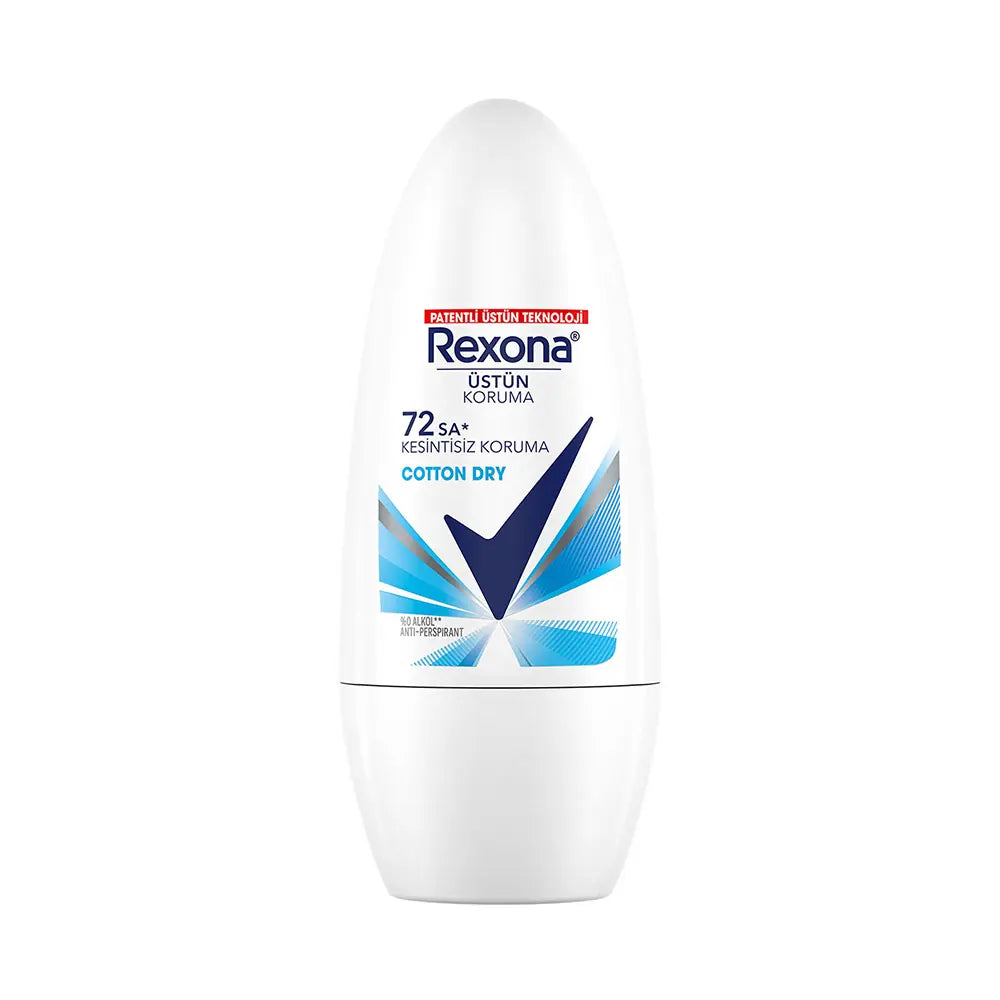 Rexona Cotton Dry Roll-On Deodorant 72-Hour Protection 50 ml