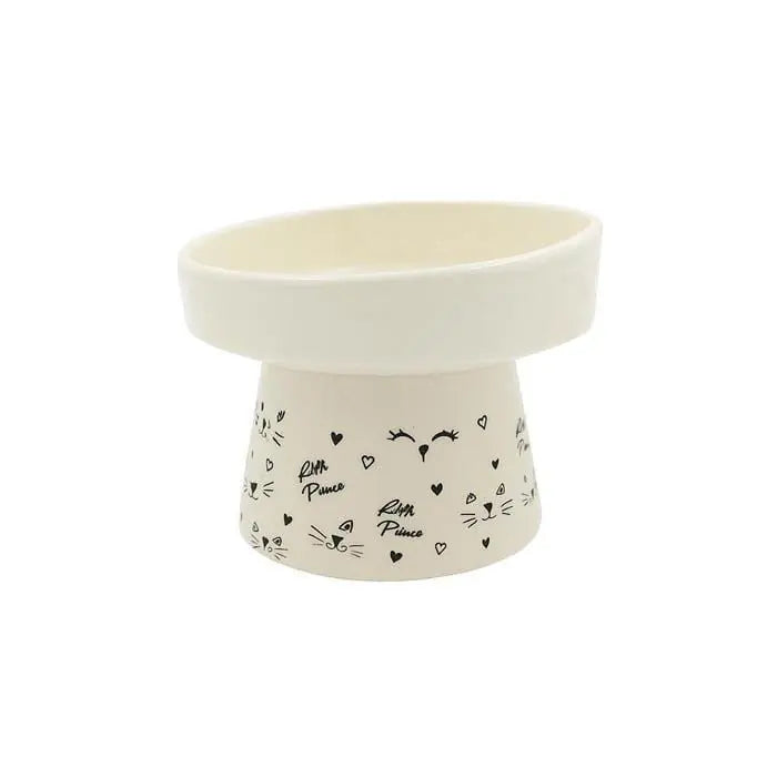 Sampaws Patterned Elevated Pet Bowl for Comfortable Feeding No:2