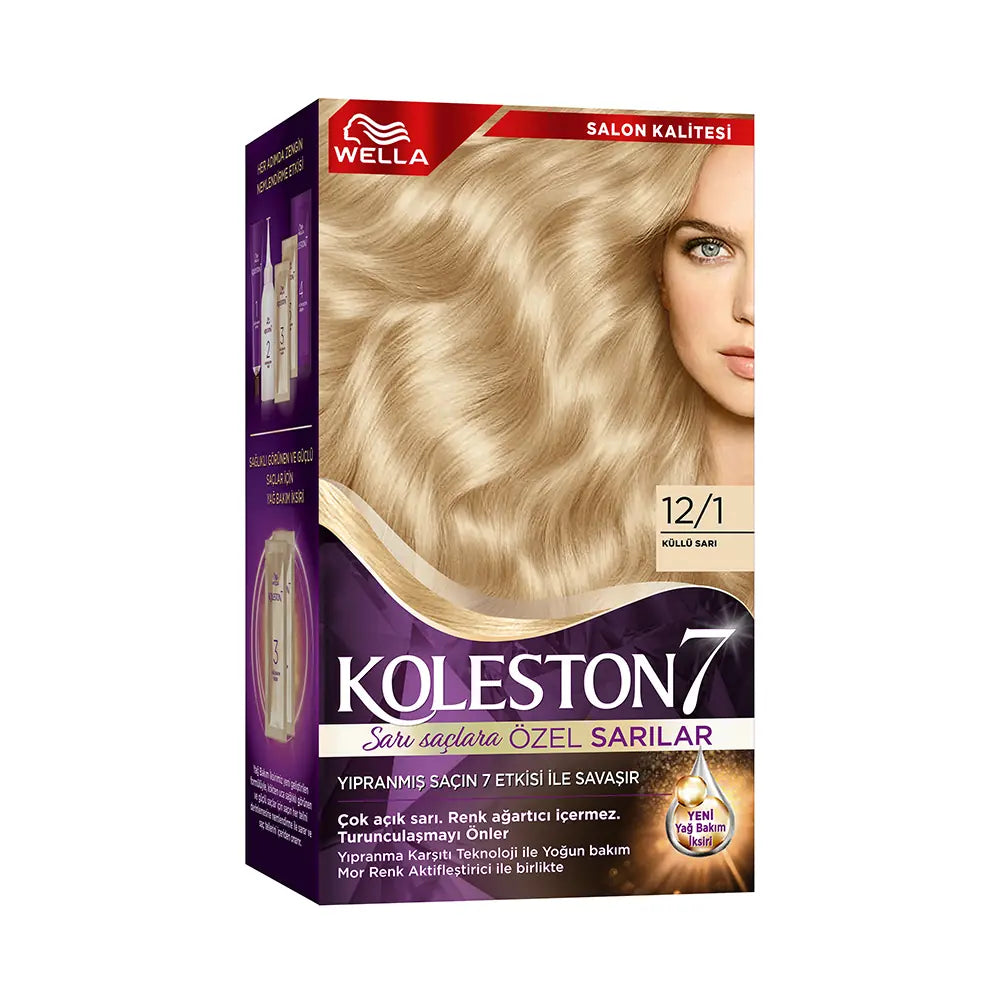 Wella Koleston 12/1 Permanent Hair Color Kit Ash Blonde