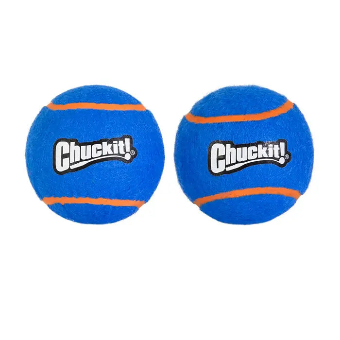 Chuckit Squeaker Tennis Ball Dog Toy XL 2-Pack